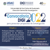 La convocatoria anual para presentar propuestas de investigación en la DIGI ya está abierta.