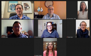 Miembros salientes del CONCIUSAC que fueron reconocidos por su aporte durante el período 2019-2021