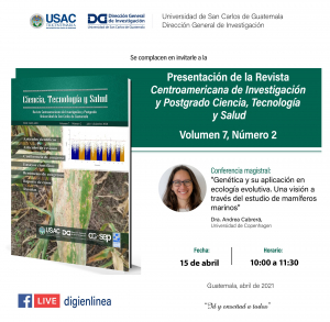 Portada de revista Centroamericana de Investigación y Postgrado Ciencia, Tecnología y Salud Vol. 7, Núm. 2 
