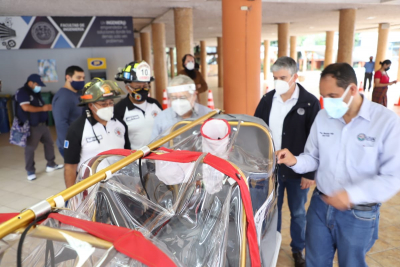 La cama de aislamiento para traslado de pacientes es producto de una investigación desarrollada a través de la Convocatoria: USAC frente al COVID 19
