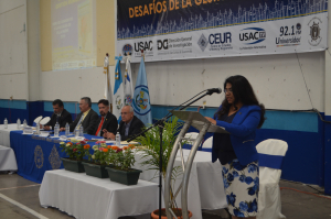 Foro de candidatos a alcaldes desarrollado en el municipio de Villa Nueva.